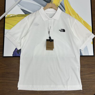 Premium The North Face Short-Sleeved T-Shirts Black Cotton Embroidered Style