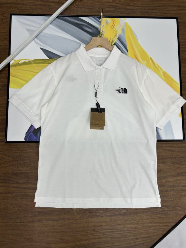 Premium The North Face Short-Sleeved T-Shirts Black Cotton Embroidered Style