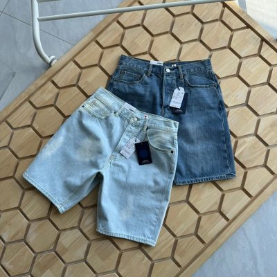 Premium Levi'S Shorts Blue Denim Logo Style