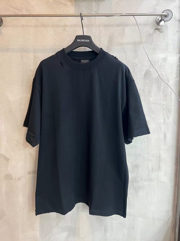 Best Selling Balenciaga Short Sleeves Red Cotton Classic Style