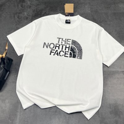 Luxury The North Face Short-Sleeved Shirt White Classic Collection