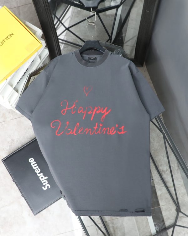 Best Selling Balenciaga T-Shirt White Cotton Breathable Luxury