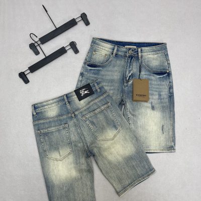 Luxury Burberry Shorts Denim Casual Luxury
