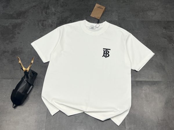 High Quality Burberry Short Sleeves Black Cotton Classic Collection