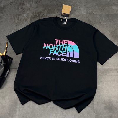 High Quality The North Face Short Sleeves White Gradient Collection