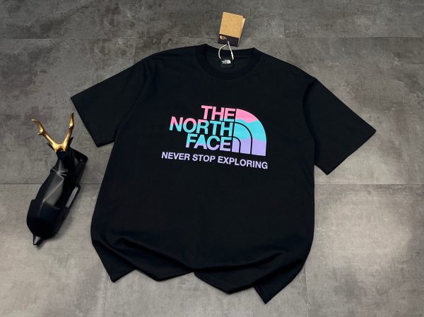 High Quality The North Face Short Sleeves White Gradient Collection