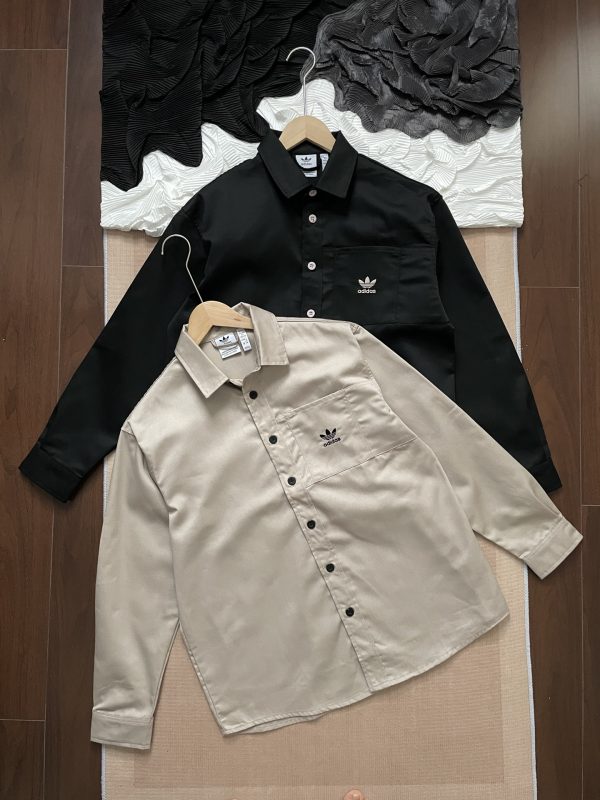 High Quality Adidas Long Sleeves Black Cotton Logo Luxury