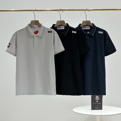 Best Selling Helly Hansen Short-Sleeved Black Silk Breathable Luxury
