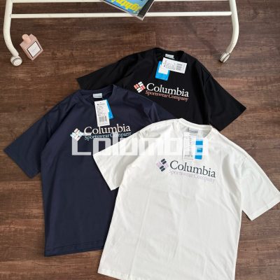 High Quality Columbia Short Sleeves White Silk Classic Style