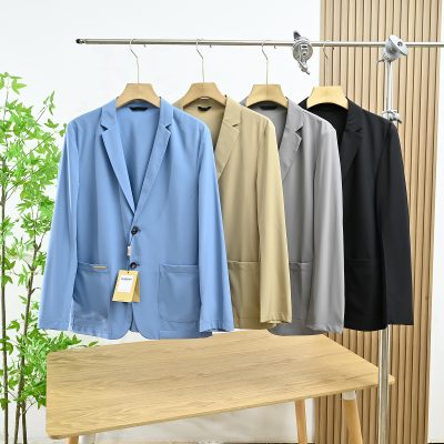 Premium Quality Burberry Jacket Blue Casual Style