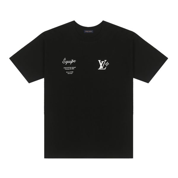 Best Selling Louis Vuitton Short Sleeves Cotton Print Luxury