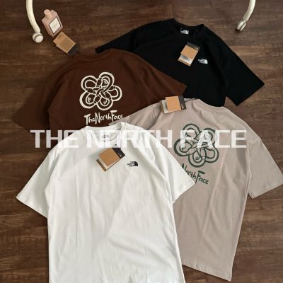 Premium Quality The North Face Short Sleeves White Cotton Classic Luxury