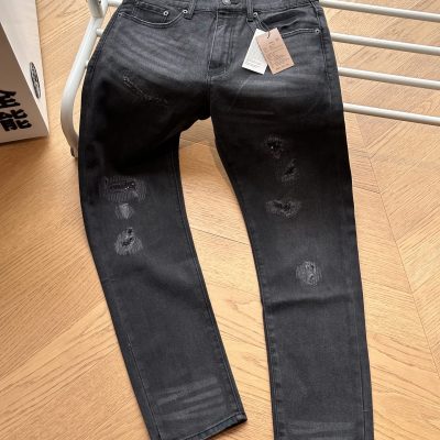 Luxury Levi'S Jeans Black Denim Washed Collection