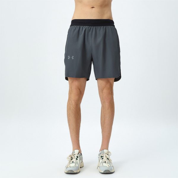 High Quality Under Armour Shorts Gray Logo Collection
