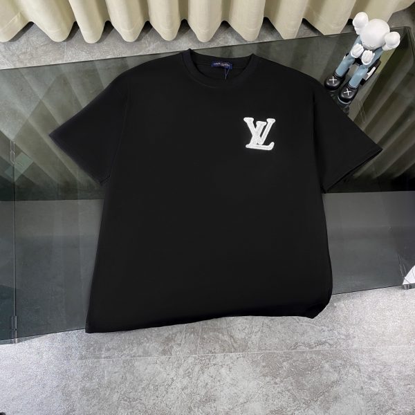 Best Selling Louis Vuitton Short-Sleeved Shirt White Cotton Classic Collection