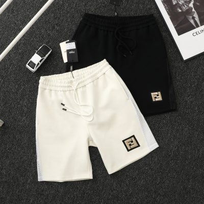 Premium Fendi Shorts Gold Embroidered Collection