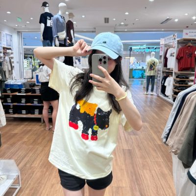 Luxury Gucci Short Sleeves Beige Print Collection