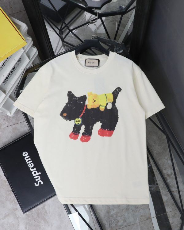 High Quality Gucci Short Sleeves Beige Print Collection