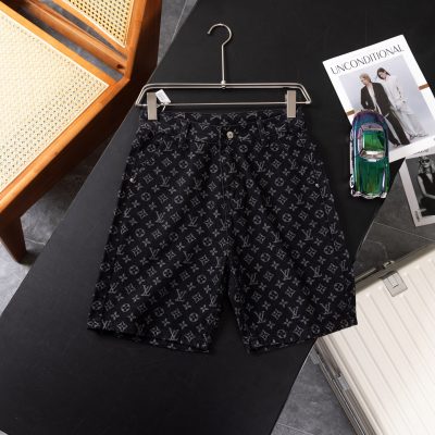 Luxury Louis Vuitton Shorts Denim Jacquard Style