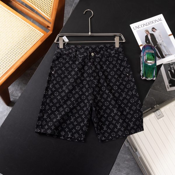 Luxury Louis Vuitton Shorts Denim Jacquard Style