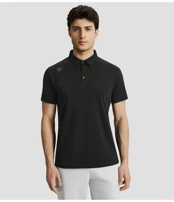 Best Selling Descente Short-Sleeved Black Urban Collection