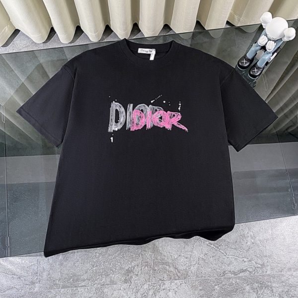 High Quality Dior Short Sleeves White Cotton Classic Collection