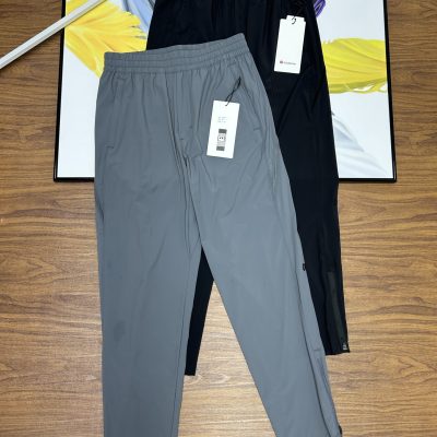 Luxury Lululemon Trousers Black Breathable Collection