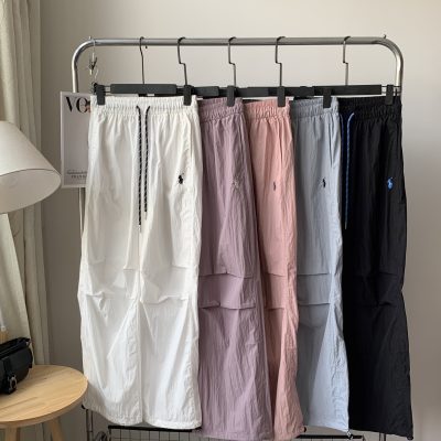 High Quality Ralph Lauren Overalls Pink Cotton Embroidered Luxury