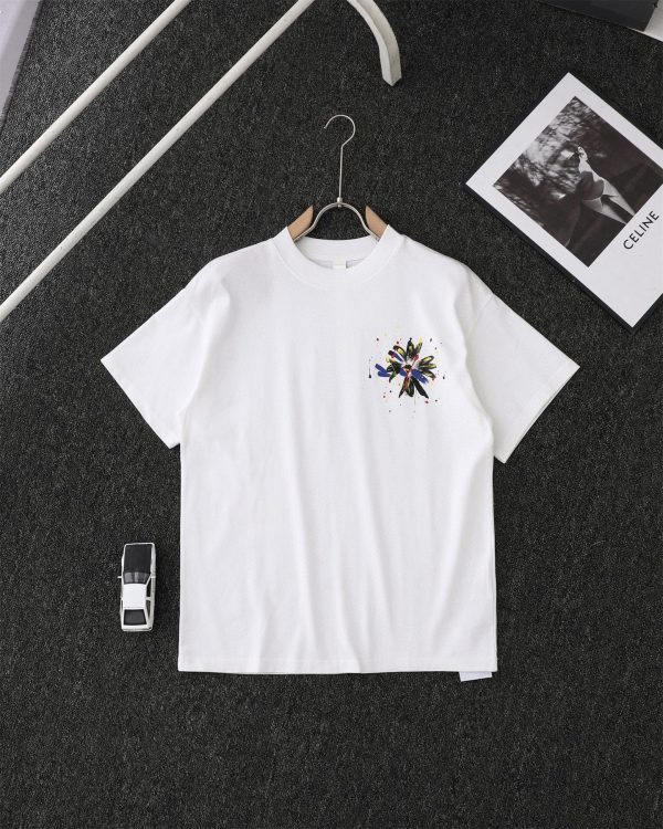 Premium Quality Chrome Hearts Short Sleeves Gold Cotton Print Collection