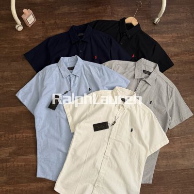 Best Selling Ralph Lauren Shirts Black Cotton Classic Collection