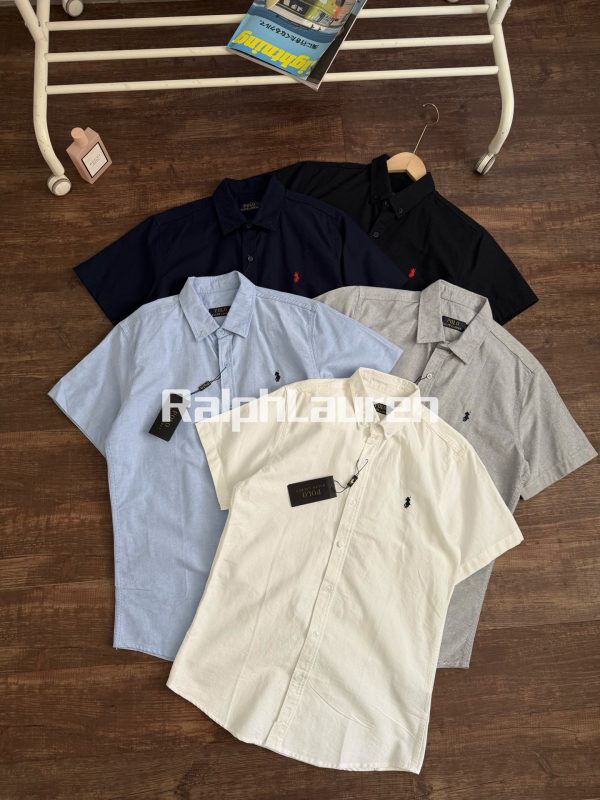 Luxury Ralph Lauren Shirts Black Cotton Classic Luxury
