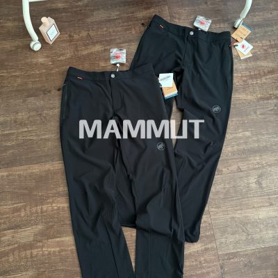 High Quality Mammut Trousers Black Breathable Luxury