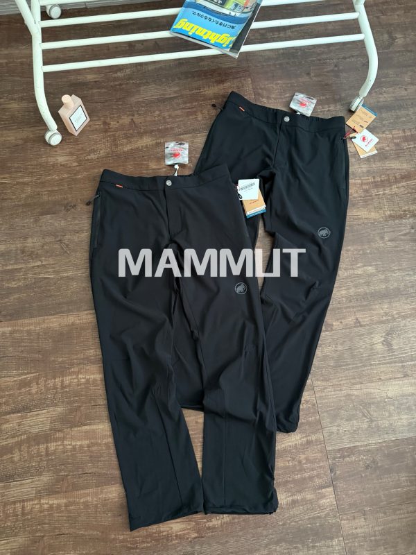 High Quality Mammut Trousers Black Breathable Luxury