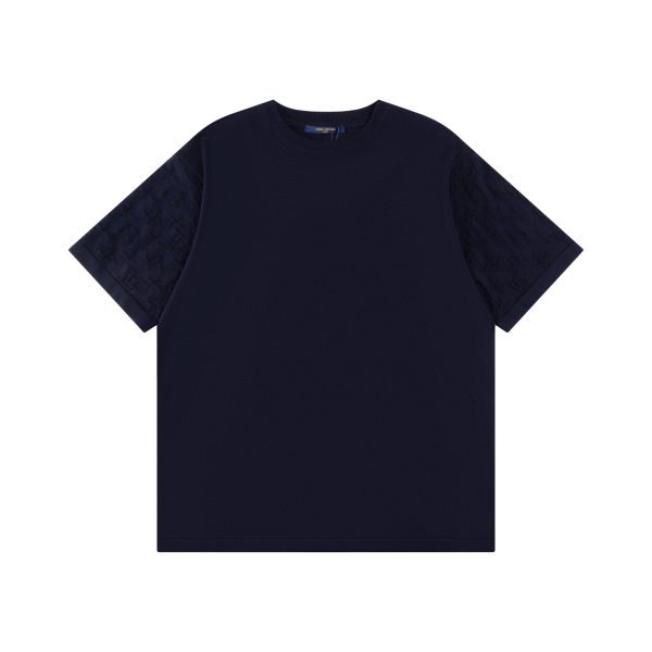 High Quality Louis Vuitton Short Sleeves Cotton Jacquard Style