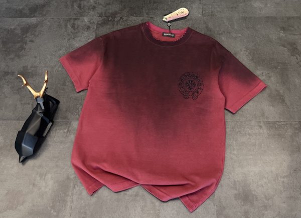 Premium Quality Chrome Hearts Short Sleeves Black Cotton Washed Luxury