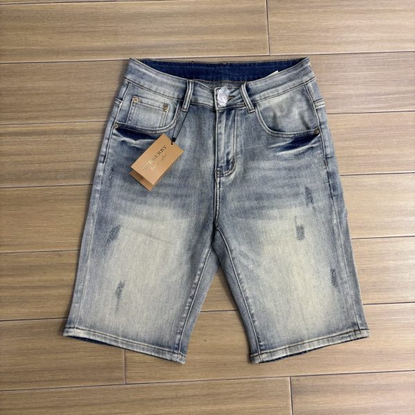 Premium Quality Burberry Shorts Denim Classic Collection