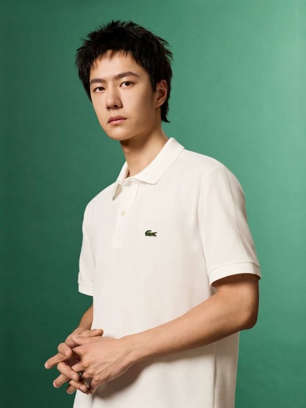 Premium Quality Lacoste Short Sleeves Black Classic Collection