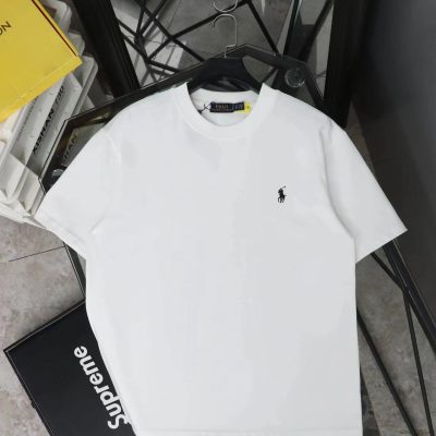 Best Selling Ralph Lauren Short Sleeves Black Cotton Logo Style