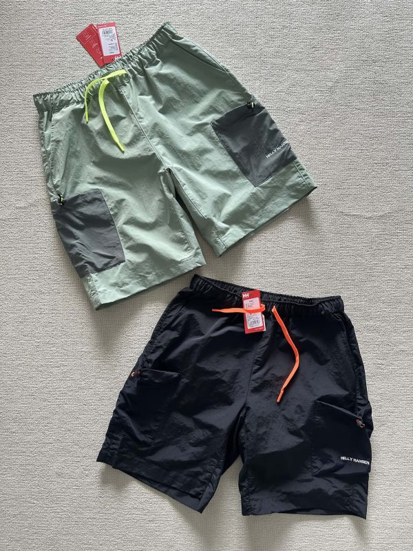 High Quality Helly Hansen Shorts Green Nylon Casual Style