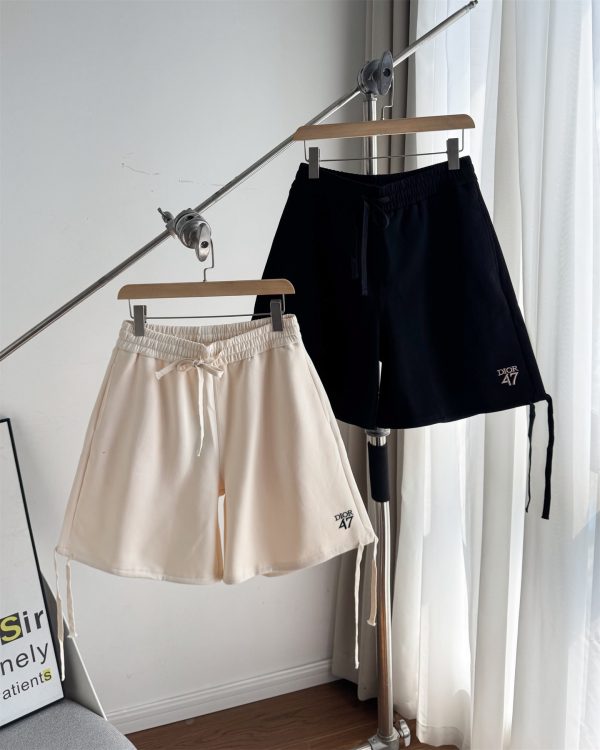 Best Selling Dior Shorts Black Logo Style