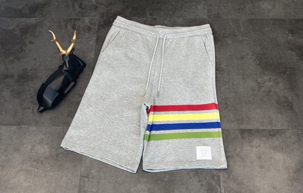 Best Selling Thom Browne Shirt Rainbow Cotton Breathable Luxury