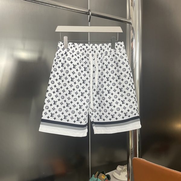 High Quality Louis Vuitton Shorts Black Monogram Style