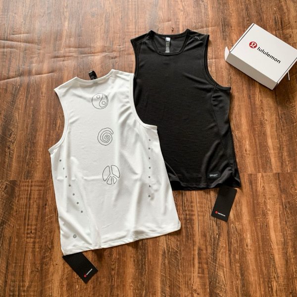 High Quality Lululemon Sleeveless Black Breathable Style