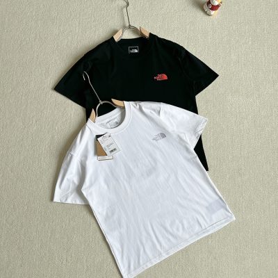 Best Selling The North Face Short Sleeves Black Cotton Breathable Style