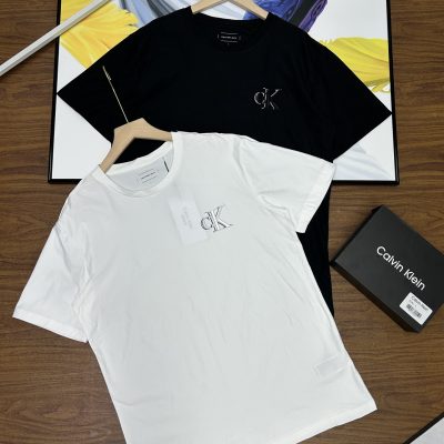 Best Selling Calvin Klein Short Sleeves Black Cotton Classic Style