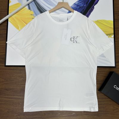 Premium Quality Calvin Klein Short Sleeves Black Cotton Classic Collection