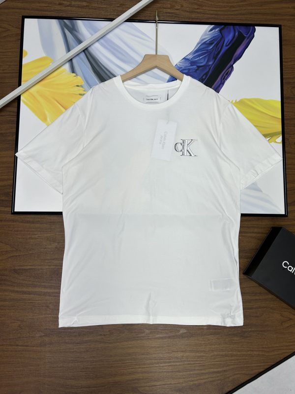 Premium Quality Calvin Klein Short Sleeves Black Cotton Classic Collection