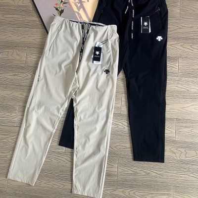 Premium Quality Descente Pants Black Breathable Luxury
