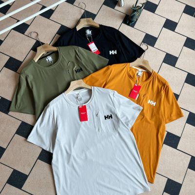 Premium Helly Hansen Short Sleeves Black Nylon Classic Style