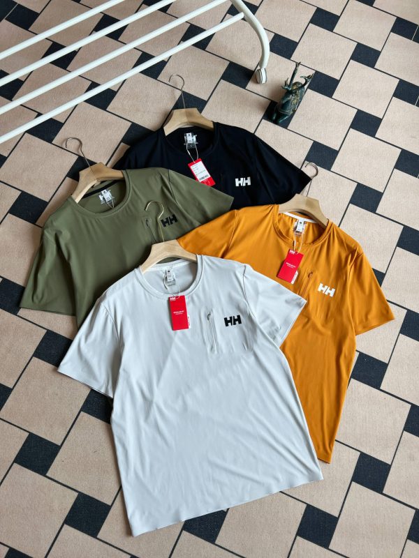 Premium Helly Hansen Short Sleeves Black Nylon Classic Style